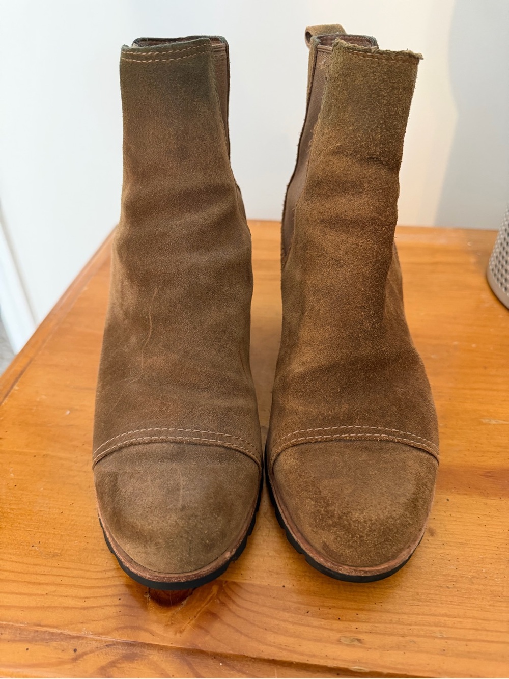 UGG Pax Brown Suede Ankle Booties